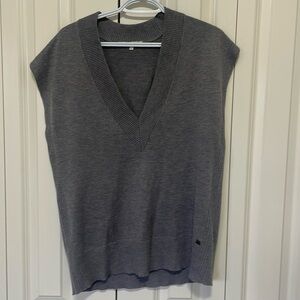 Monk& Lou Grey Sweater Vest